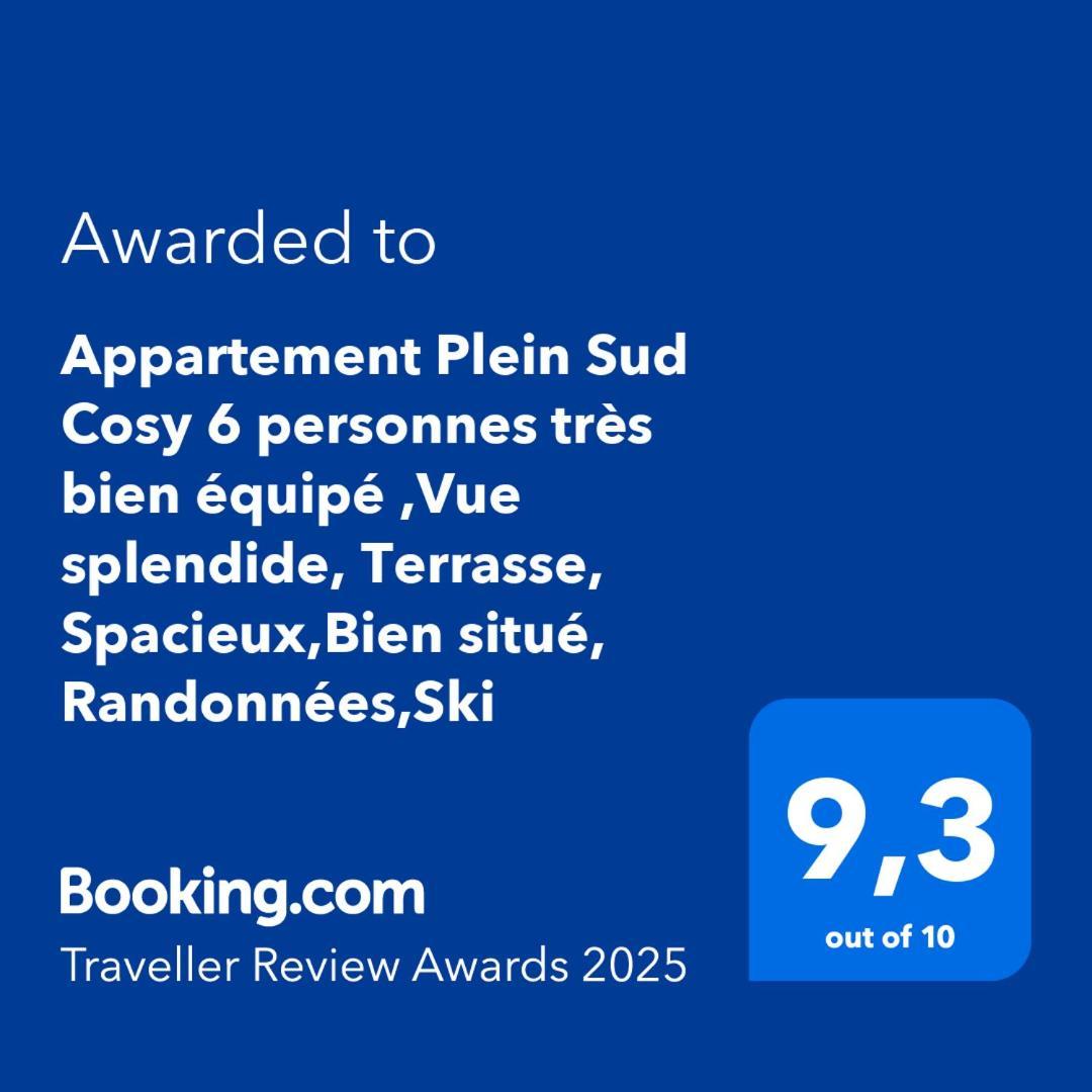 Appartement Plein Sud Cosy 6 Personnes Tres Bien Equipe ,Vue Splendide, Terrasse, Spacieux,Bien Situe, Randonnees,Ski Saint-Sorlin-dʼArves 외부 사진